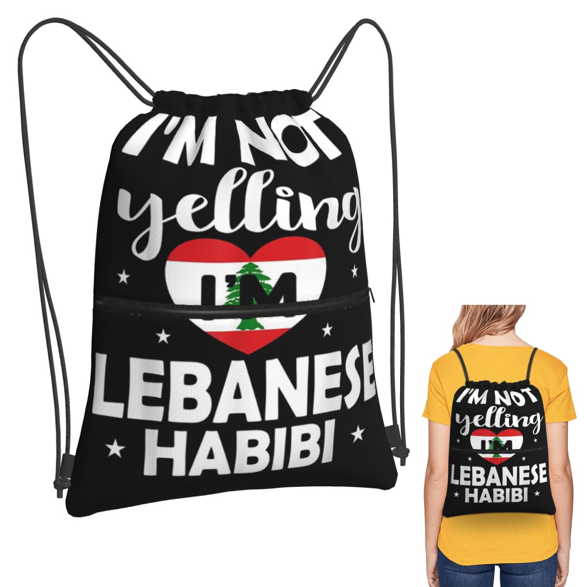 Women Bags Lebanon - レバノン国旗 レバノン遺産 レバノンバックパック カジュアル巾着バンドルポケット スポーツバッグ ブックバッグ