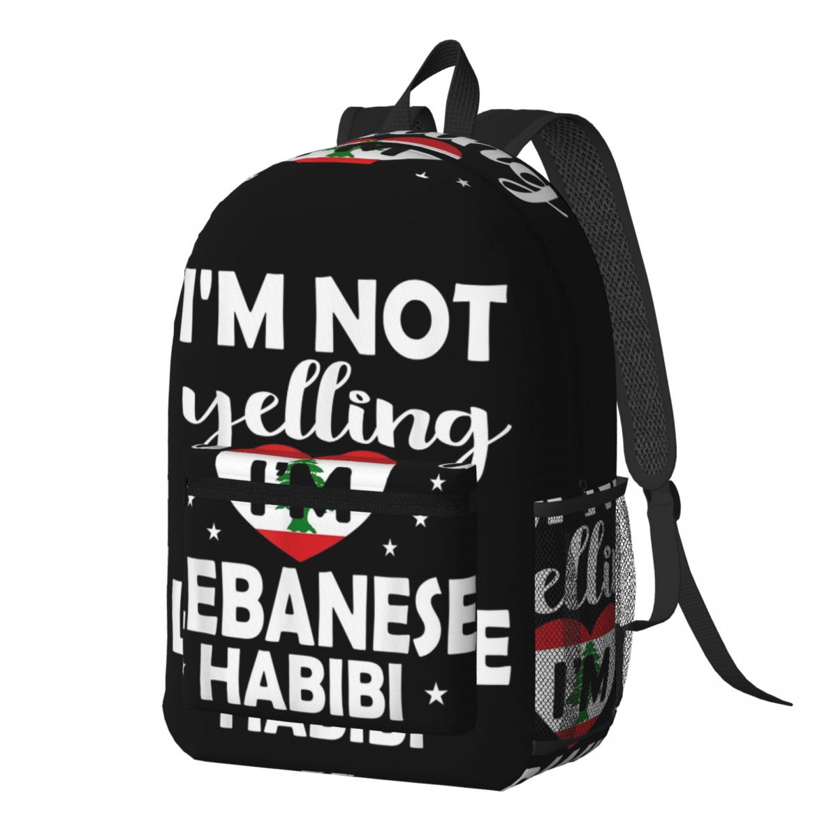 Women Bags Lebanon - レバノン国旗 レバノン遺産 レバノンバックパック デイパック 大容量 キッズブックバッグ