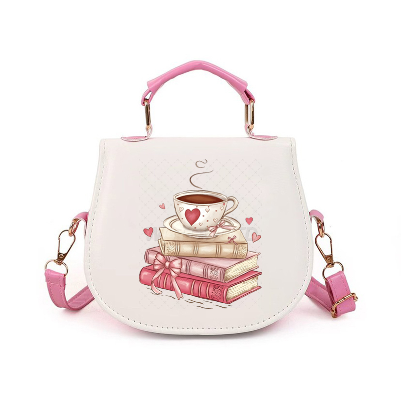 Women'S Xoxo Bags - Y2K コーヒー & 本 女性用クロスボディバッグ バレンタインデー