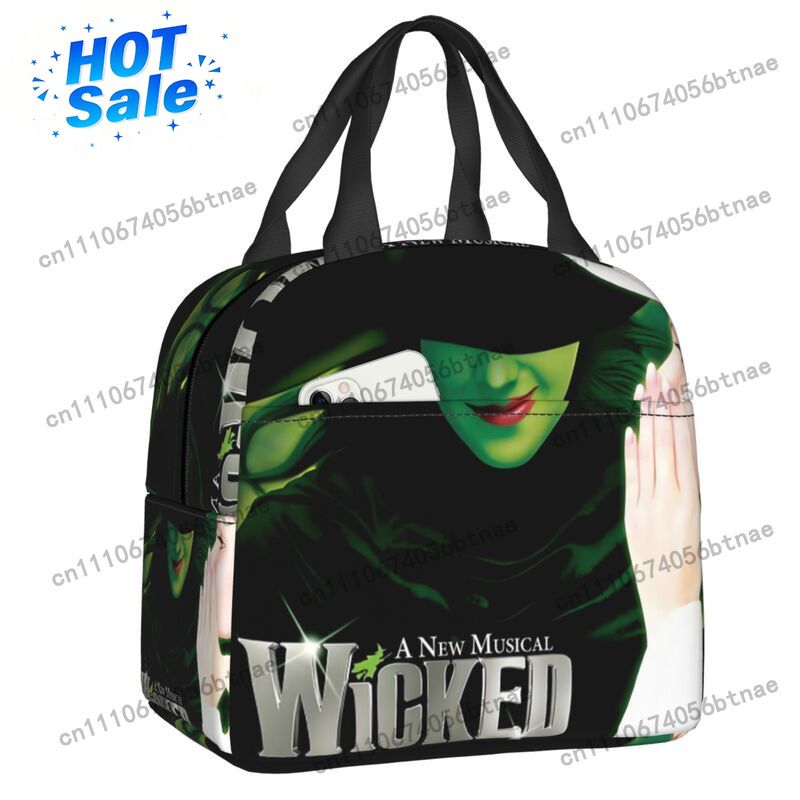 Women'S Work Bags Tote - カスタム W-Wickeds マジック断熱ランチバッグ女性用アメリカン再利用可能なランチトート仕事旅行用収納フードボックス