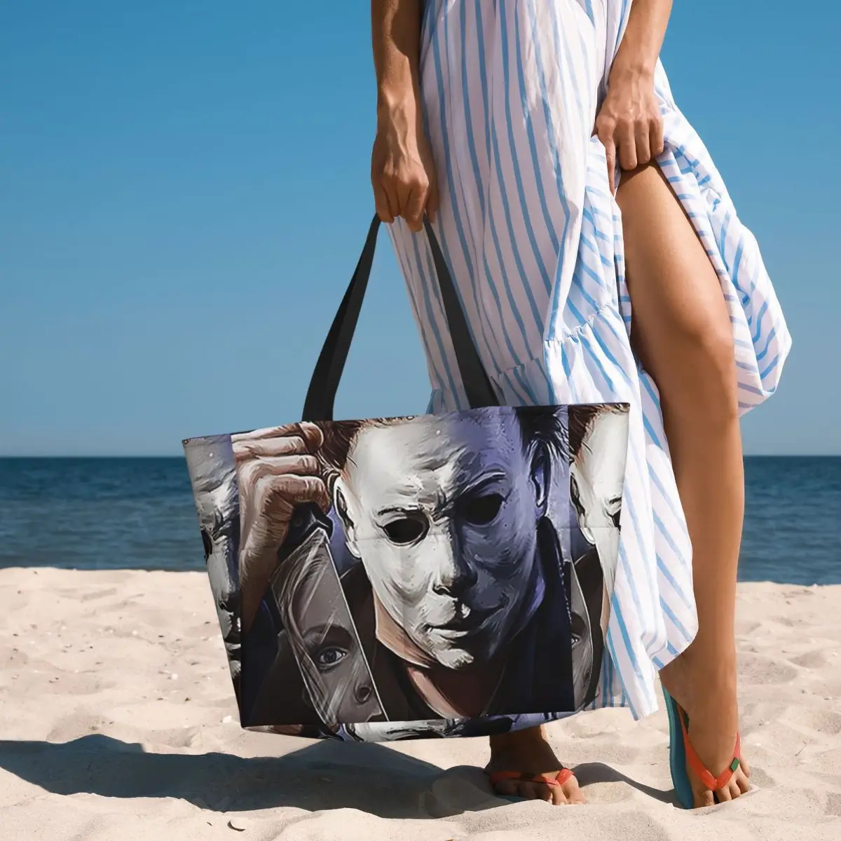 Women Bags Myer - マイケルマイヤーズビーチトートバッグスポーツジムヨガダッフルラージトートバッグ女性トラベルバッグフィットネスバッグ