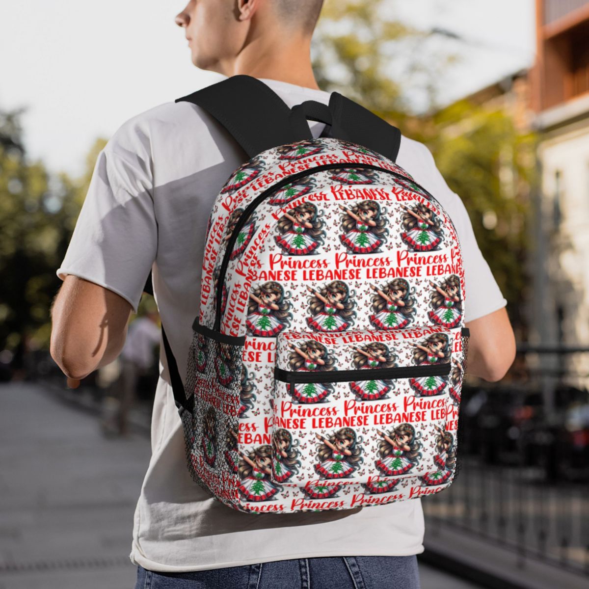 レバノン国旗 レバノン遺産 レバノンのルーツ バックパック  - Women Bags Lebanon のレビューと価格