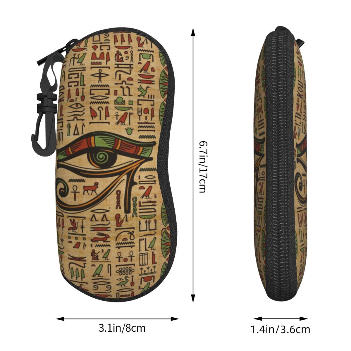 カスタムエジプトのホルスの目眼鏡メガネケース女性男性ソフト古 - Women Bags Egypt のレビューと価格