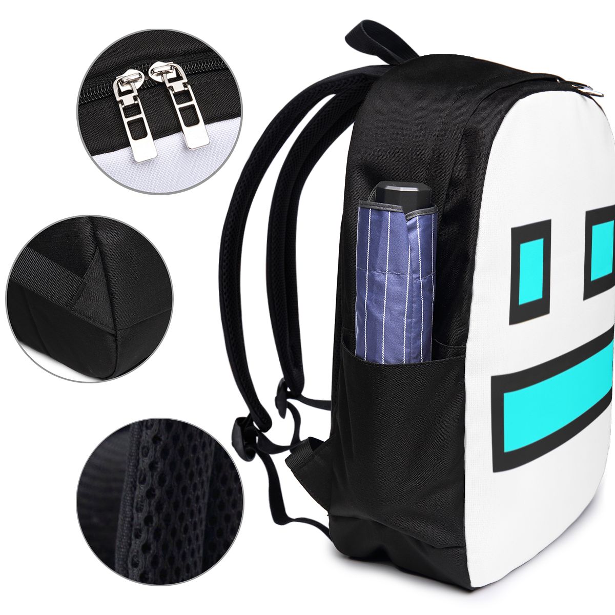 ビデオゲーム ジオメトリーダッシュ バックパック トラベルノ - Womens Backpack のレビューと価格
