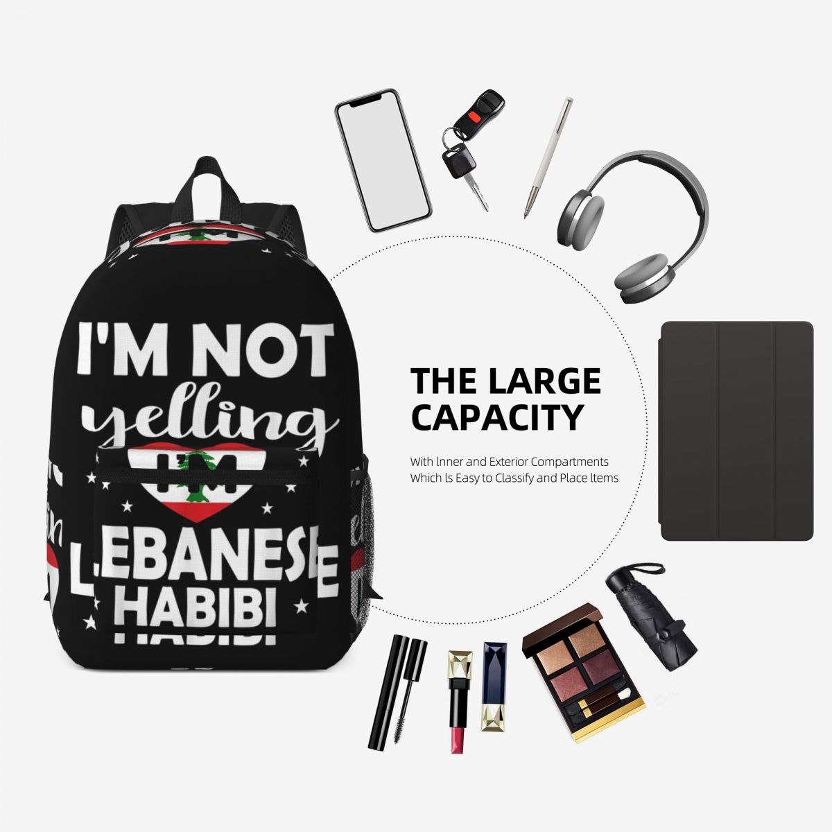 レバノン国旗 レバノン遺産 レバノンバックパック デイパック - Women Bags Lebanon のレビューと価格
