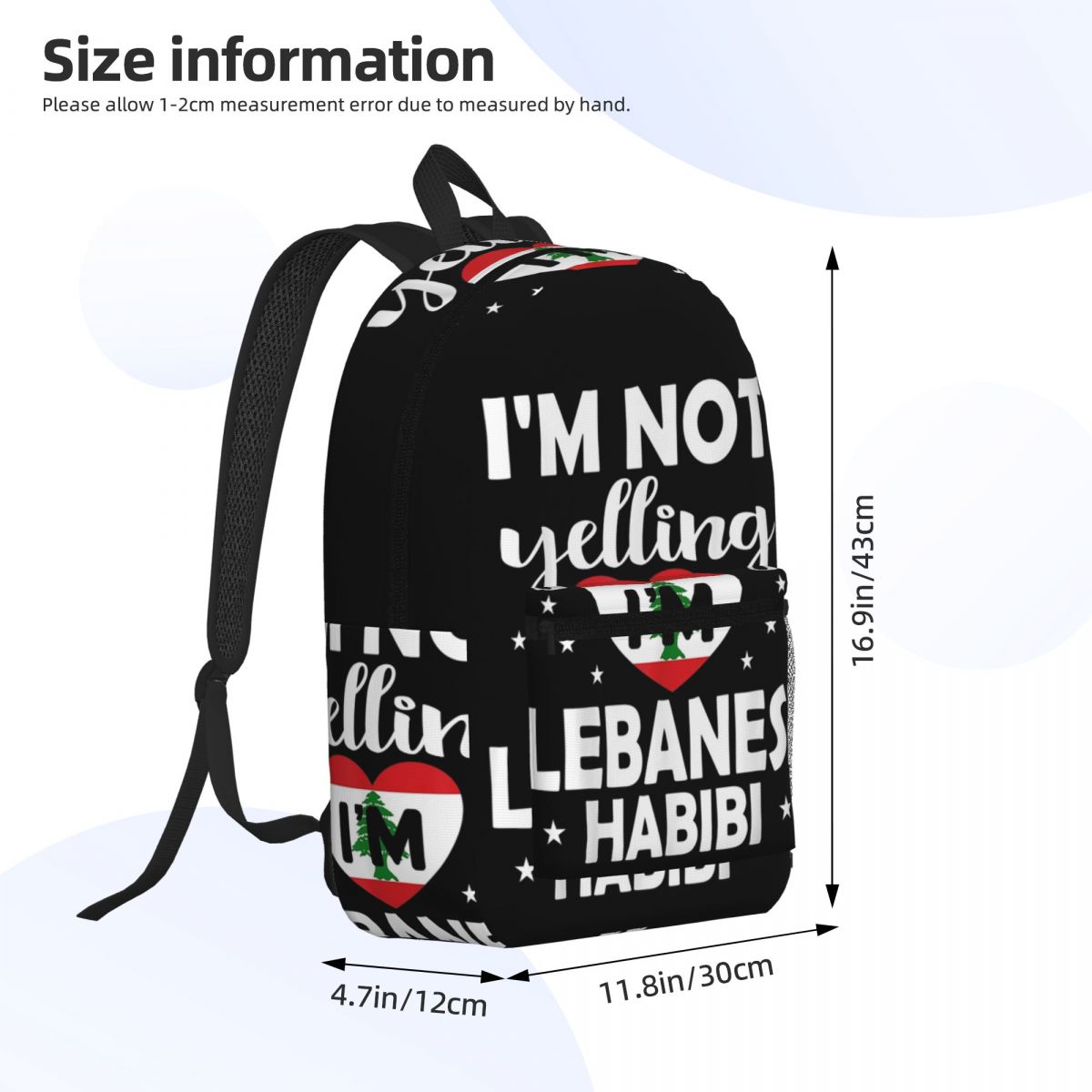 レバノン国旗 レバノン遺産 レバノンバックパック デイパック - Women Bags Lebanon のレビューと価格