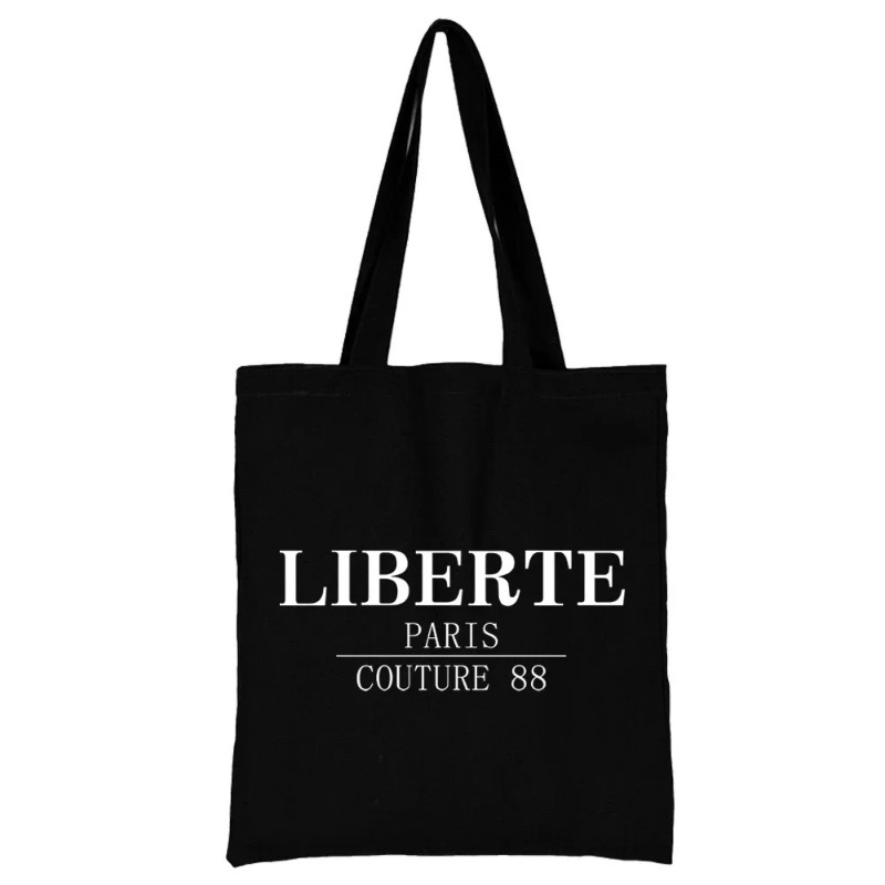 かわいい漫画オレンジ猫プリントブラック大容量ショルダーバッグ - Women'S Work Bags Tote のレビューと価格