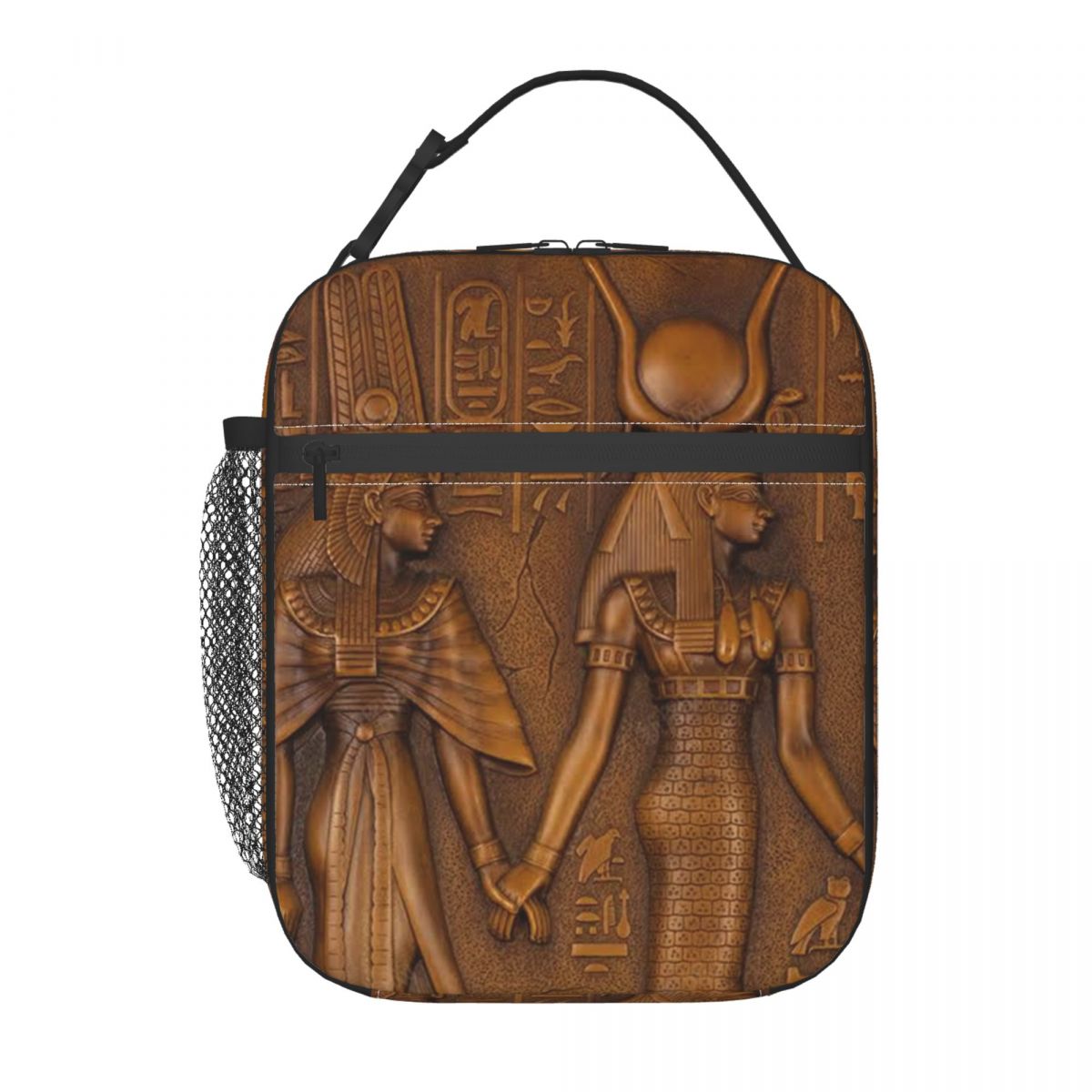 エジプトのファラオ象形文字断熱ランチバッグ女性用古代エジプト - Women Bags Egypt のレビューと価格
