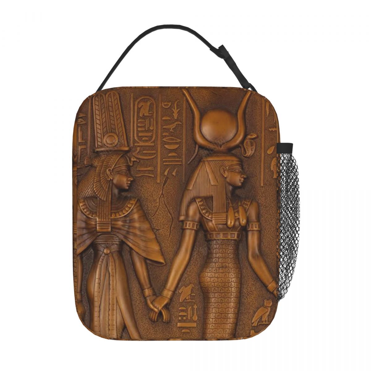 エジプトのファラオ象形文字断熱ランチバッグ女性用古代エジプト - Women Bags Egypt のレビューと価格