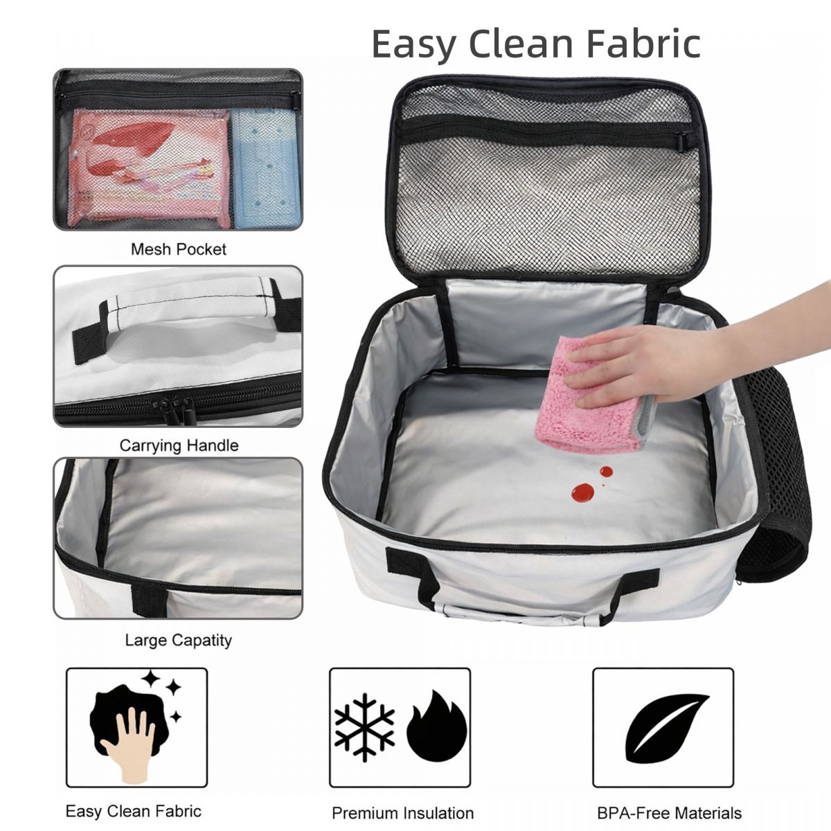 レバノン国旗マップ断熱ランチバッグ女性子供用漏れ防止フードボ - Women Bags Lebanon のレビューと価格
