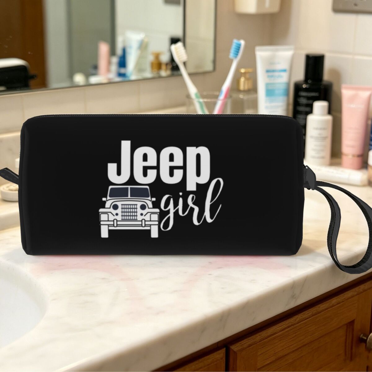 ジープガール メイクアップバッグ 化粧品オーガナイザー トイ - Women'S Jeep Bags のレビューと価格