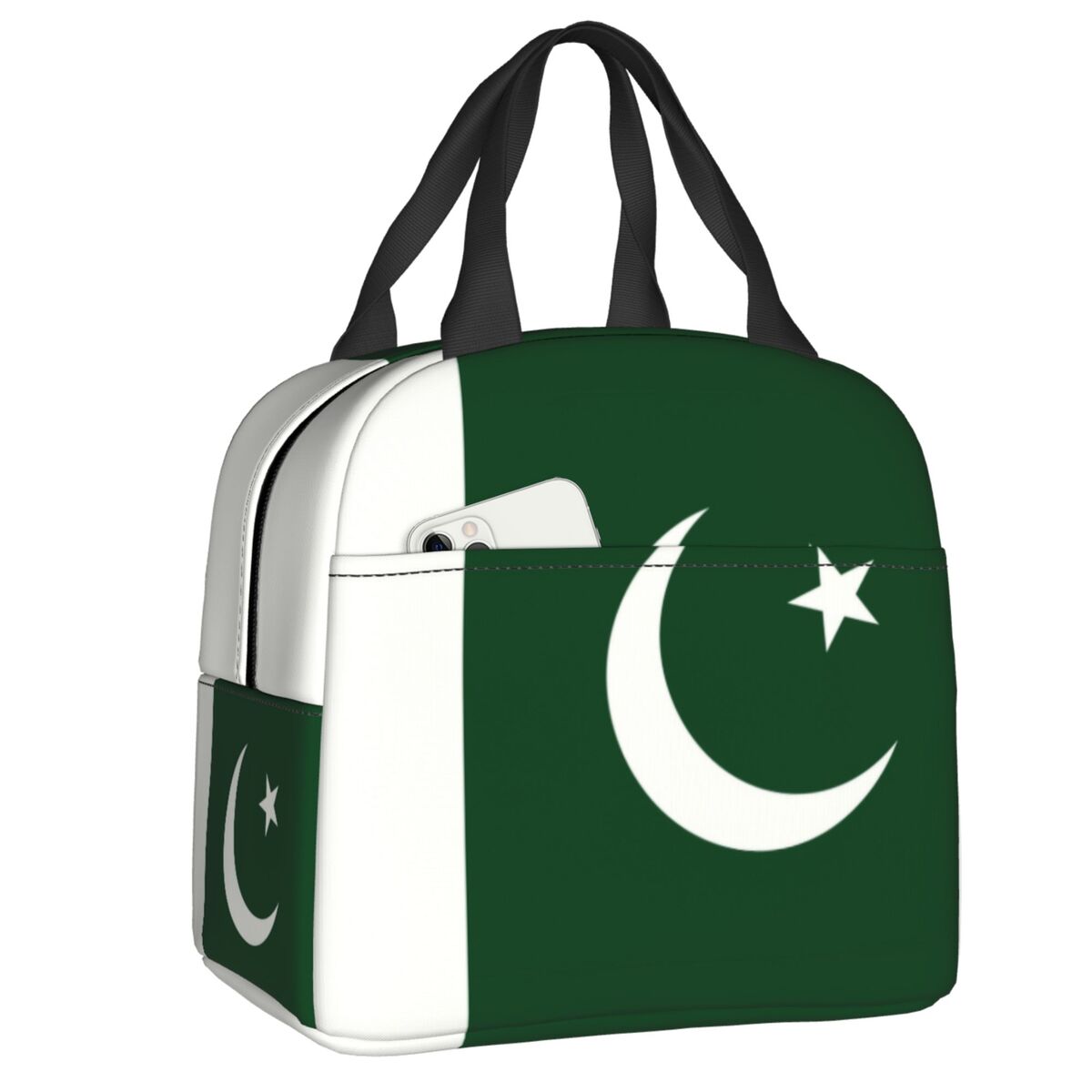 カスタム旗パキスタン断熱ランチトートバッグ女性用再利用可能な - Women Bags Pakistan のレビューと価格