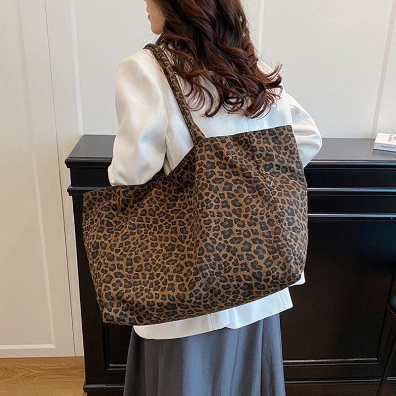 女性用レオパードプリントトートバッグ Y2K ヴィンテージ  - Women'S Work Bags Tote のレビューと価格