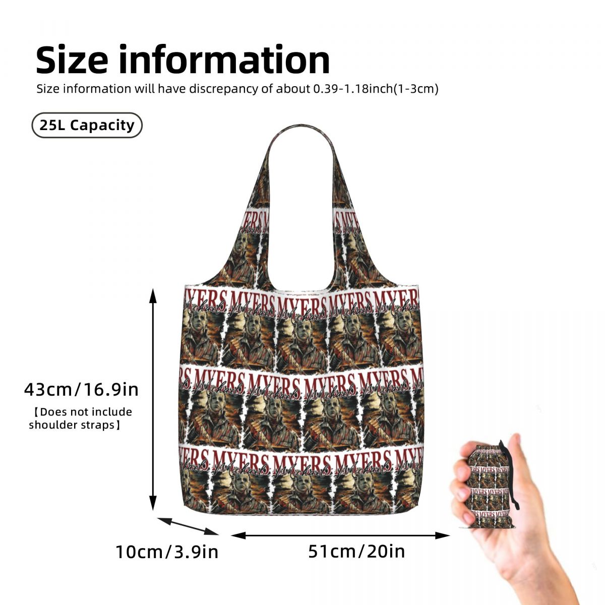 マイケル・マイヤーズ ショッピングトートバッグ キャンバス  - Women Bags Myer のレビューと価格
