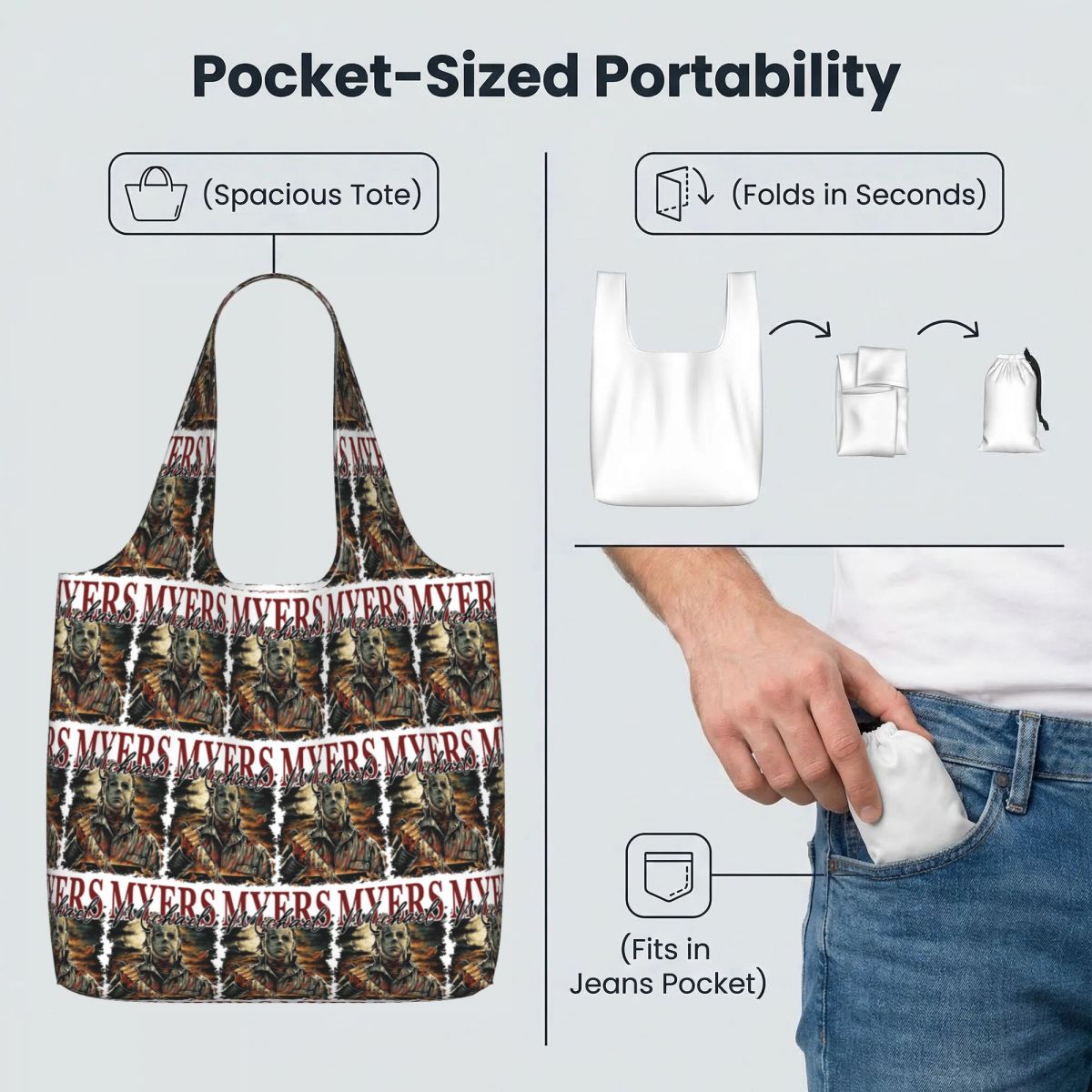 マイケル・マイヤーズ ショッピングトートバッグ キャンバス  - Women Bags Myer のレビューと価格