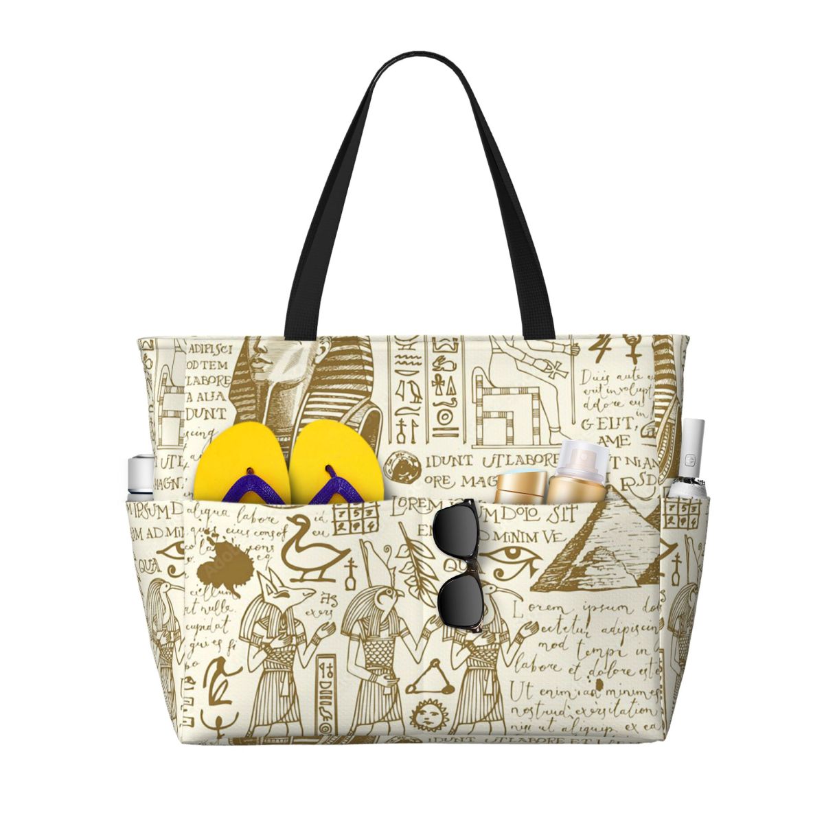古代エジプトの神ホルスとアヌビス エジプトのファラオ ビーチ - Women Bags Egypt のレビューと価格