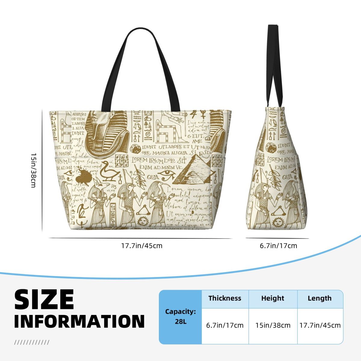 古代エジプトの神ホルスとアヌビス エジプトのファラオ ビーチ - Women Bags Egypt のレビューと価格