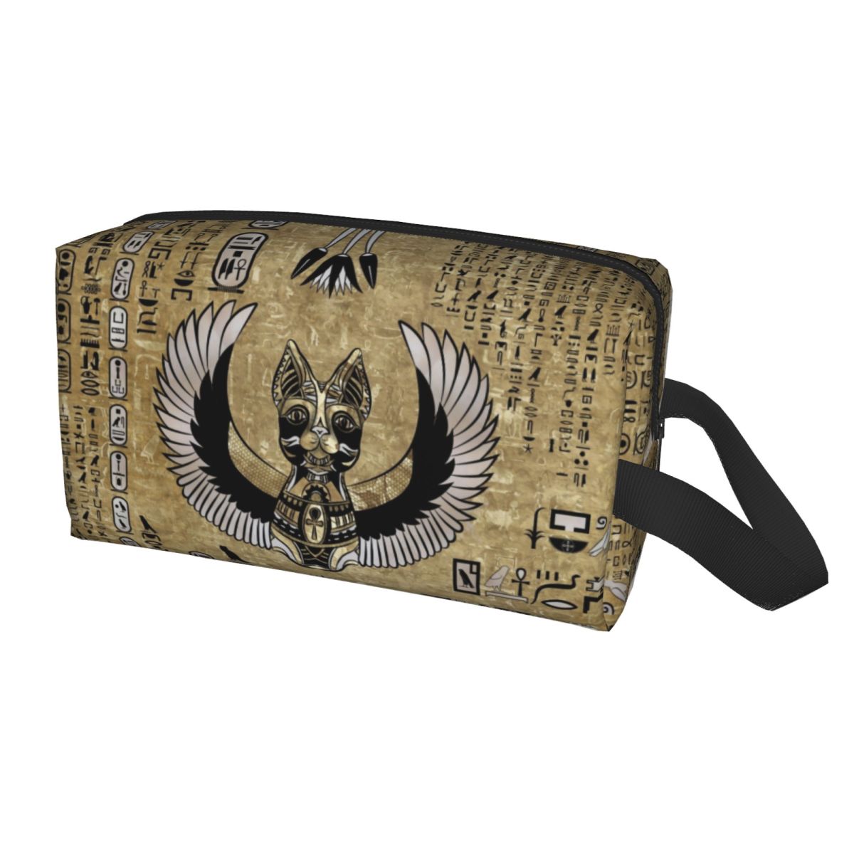エジプト古代王ツタンカーメン象形文字トイレタリーバッグ女性エ - Women Bags Egypt のレビューと価格