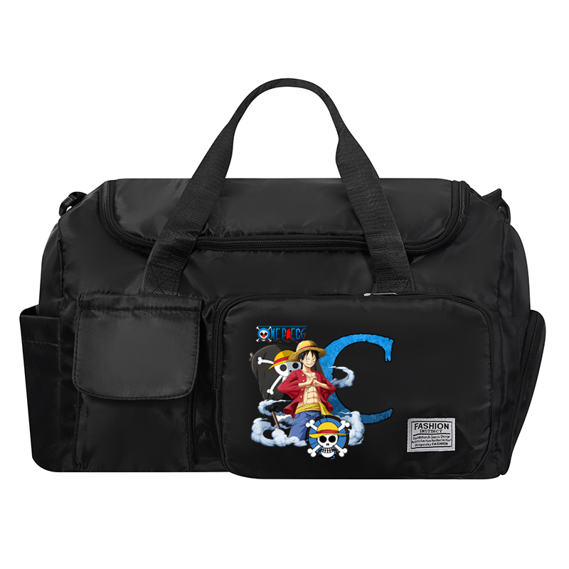 ワンピース男性女性旅行バッグアニメ A-Z 文字プリント防水 - Women Bags Waterproof のレビューと価格