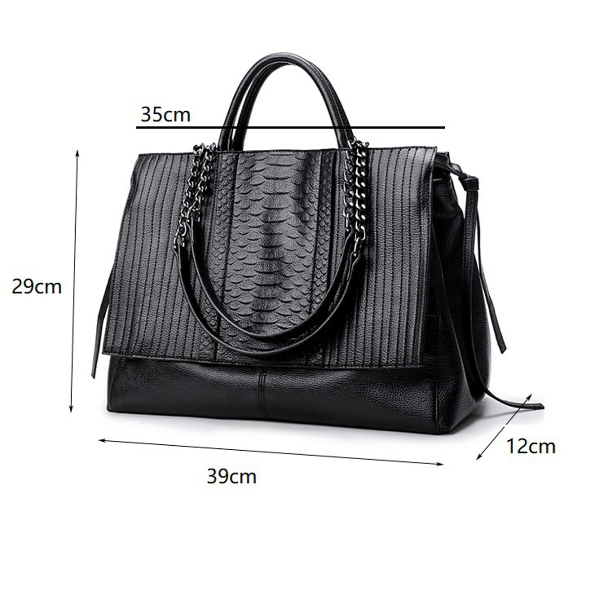ジッパー付きエレガントなトートバッグ、女性用トレンディなハン - Women'S Work Bags Tote のレビューと価格