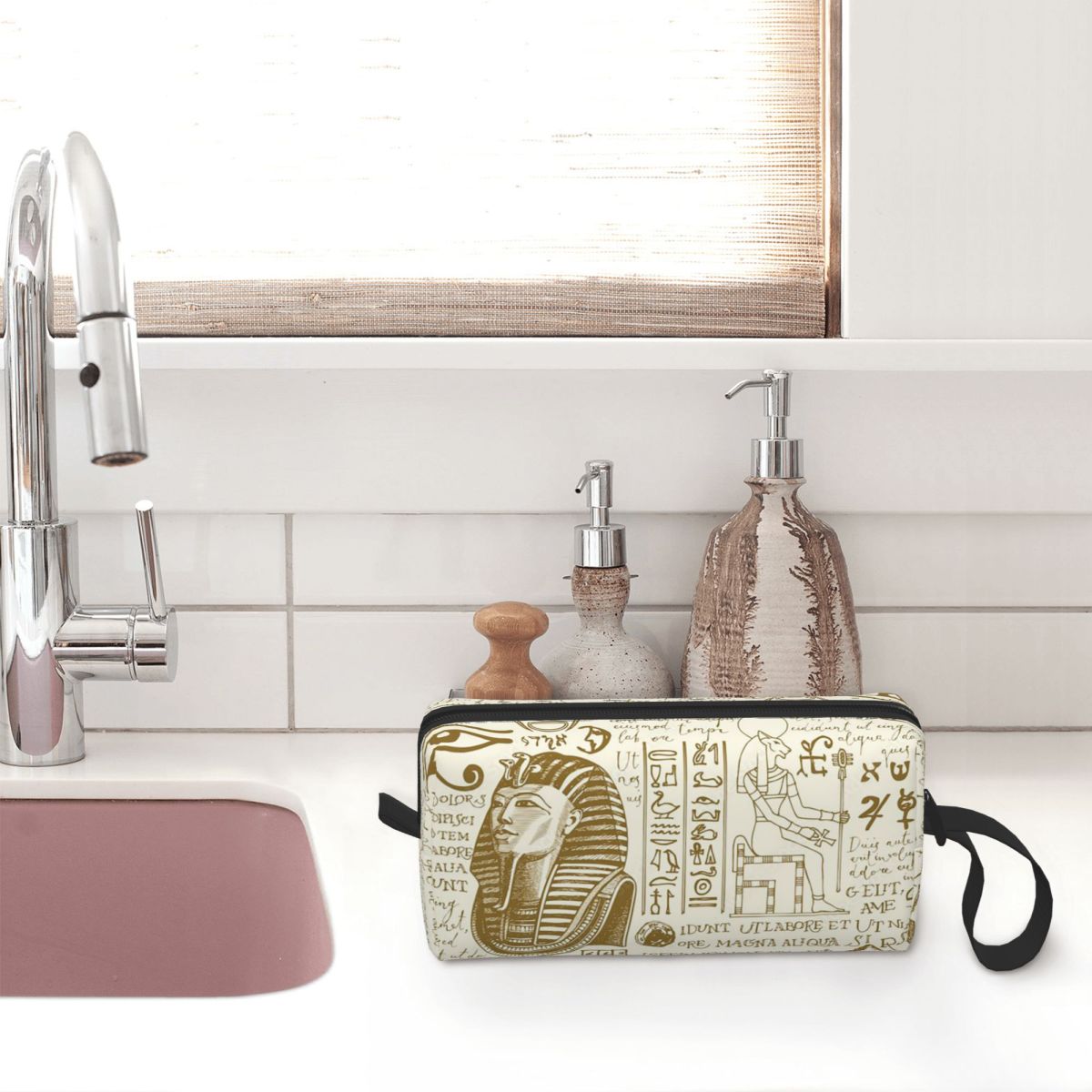 古代エジプトの神ホルスとアヌビスエジプトのファラオ鉛筆ケース - Women Bags Egypt のレビューと価格