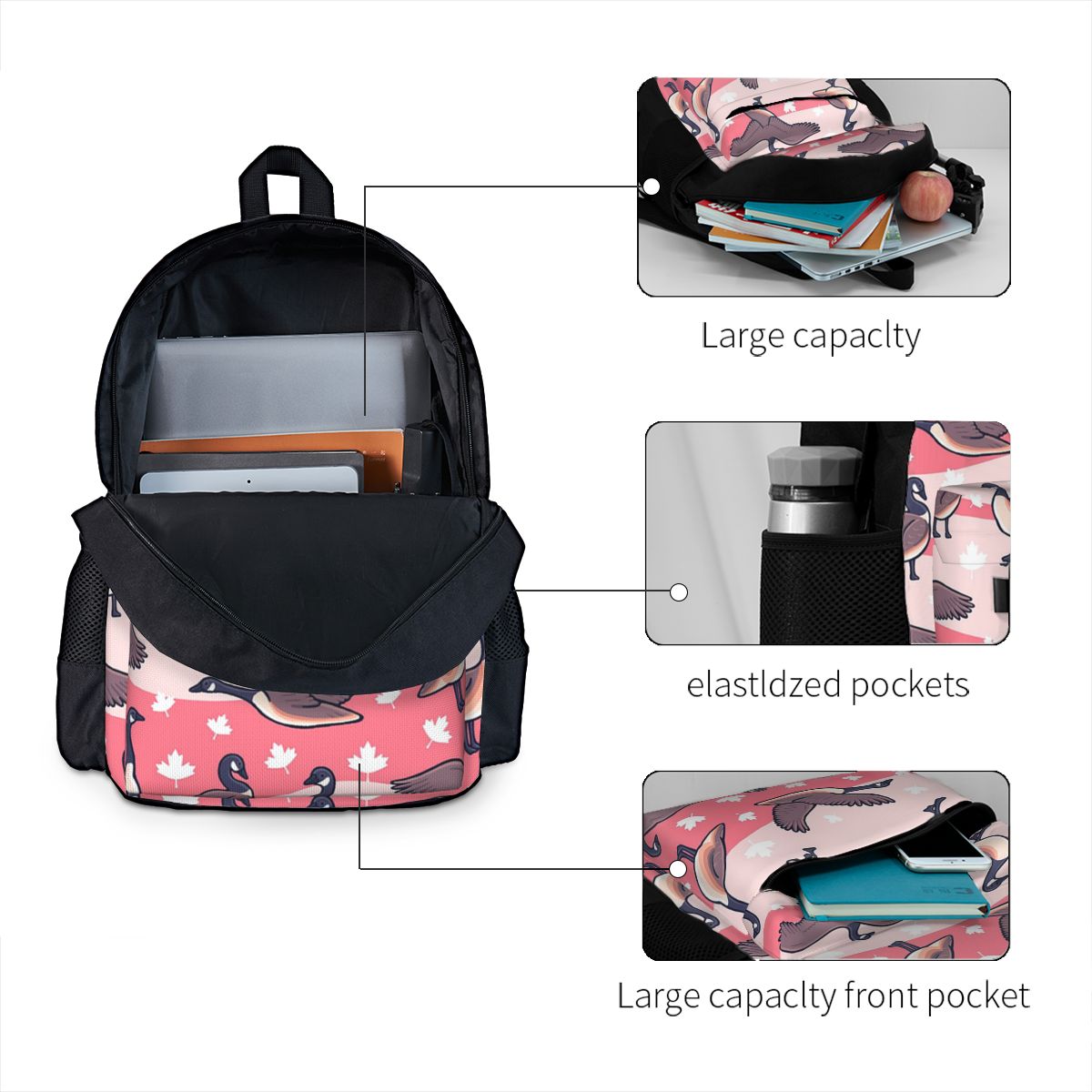 カナダグースバックパックホットセールデイパック大容量男の子女 - Women Bags Canada Sale のレビューと価格