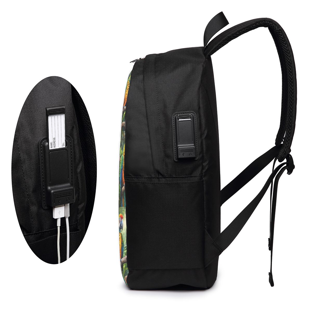 かわいいコンゴウインコのバックパック旅行ノートブックバッグコ - Women Bags For Travel のレビューと価格