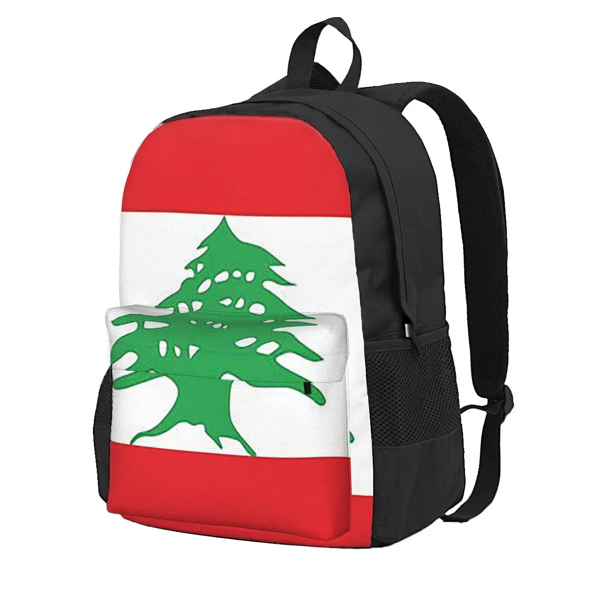 レバノン国旗柄 学生用バックパック スクールバッグ ハイキン - Women Bags Lebanon のレビューと価格