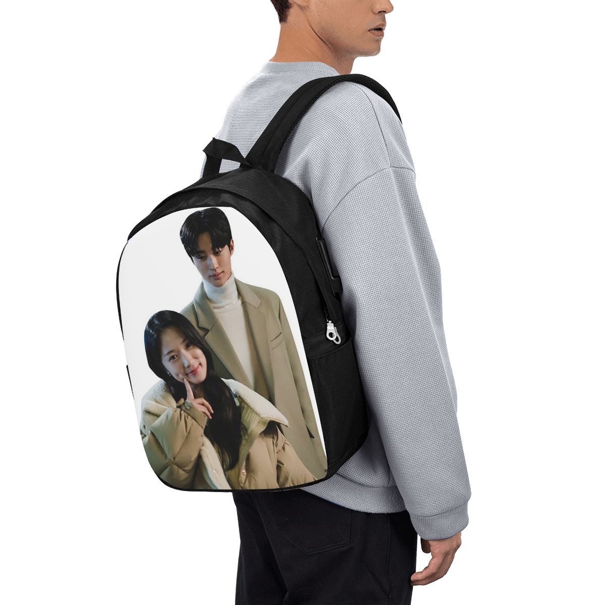素敵なランナー Kdrama ファンアートバックパック旅行ノ - Women Bags For Travel のレビューと価格