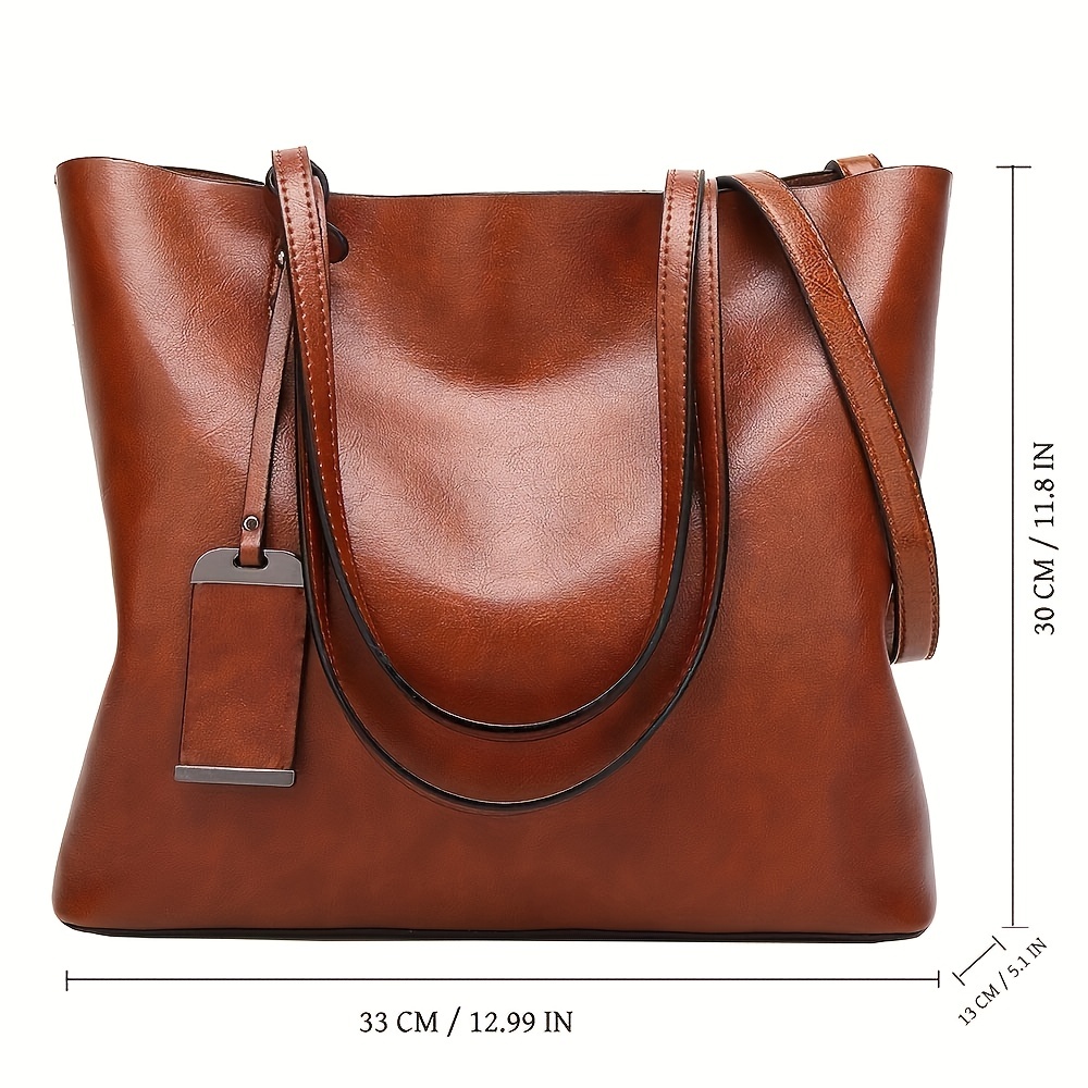 女性のためのクラシックなレトロな革のハンドバッグ,ファッショ - Women'S Work Bags Tote のレビューと価格