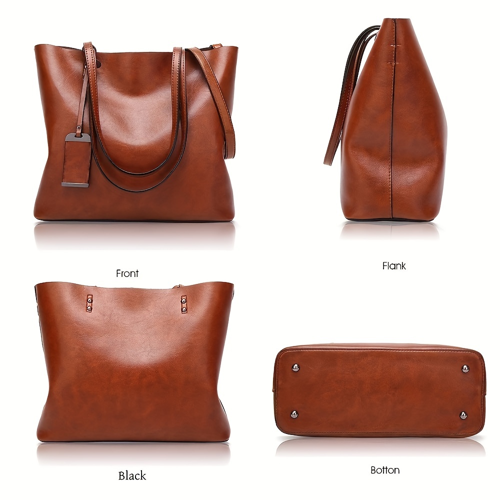 女性のためのクラシックなレトロな革のハンドバッグ,ファッショ - Women'S Work Bags Tote のレビューと価格